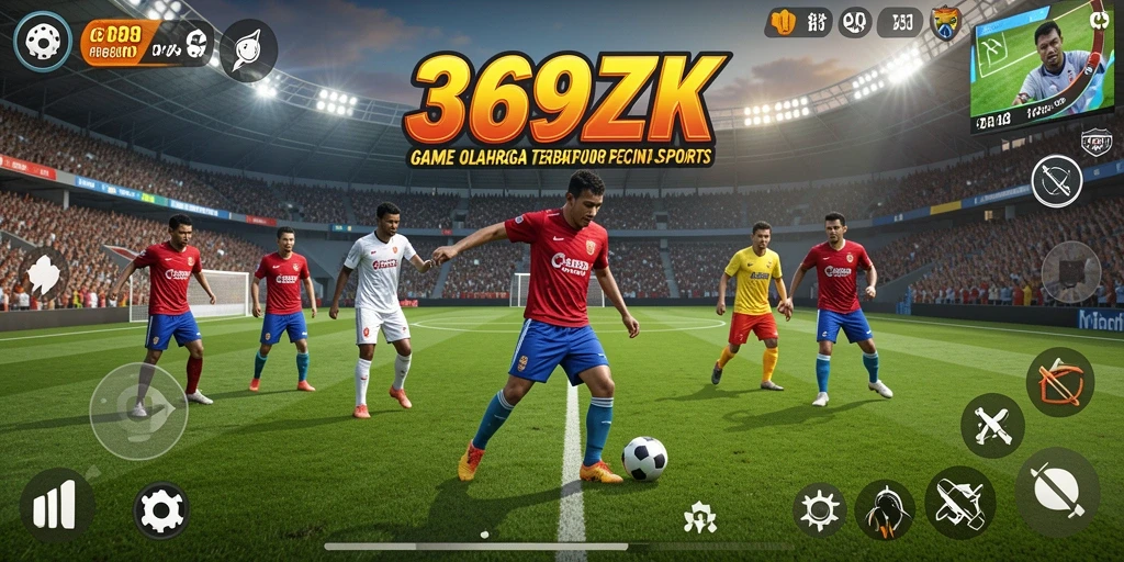 Screenshot gameplay 369ZK yang menampilkan aksi olahraga yang seru.
