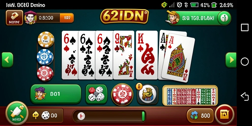 Gameplay seru dan kompetitif dalam 62IDN.