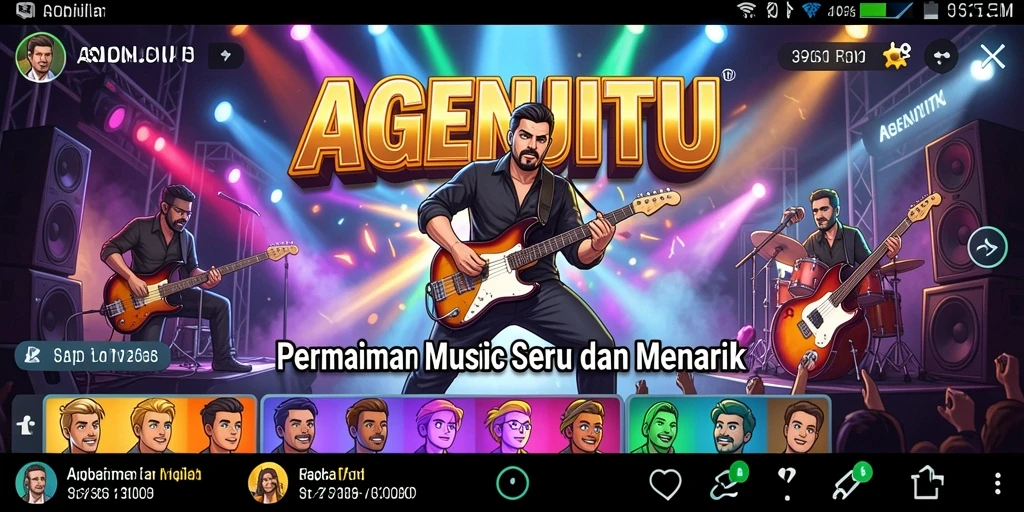 Tampilan gameplay yang menarik dan interaktif di AGENJITU.