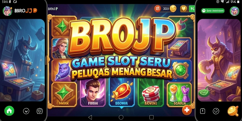 Tangkapan layar permainan <strong>BROJP</strong> menampilkan momen seru saat memutar reel Slot.