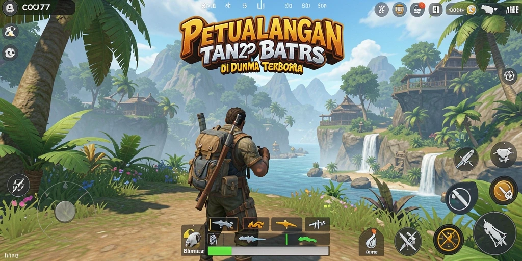 Tampilan gameplay seru di dunia terbuka COO77.