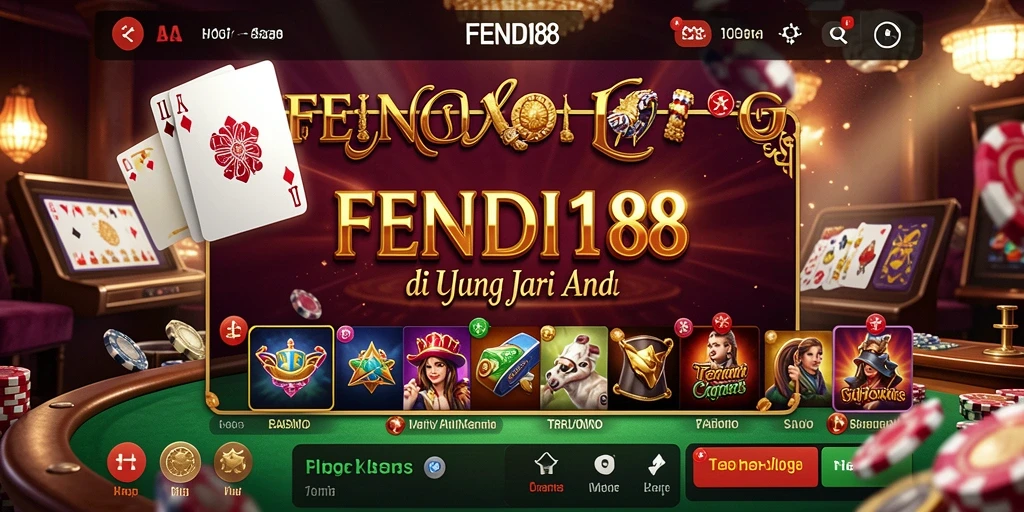 Gameplay FENDI188 yang menarik dengan berbagai pilihan kasino.