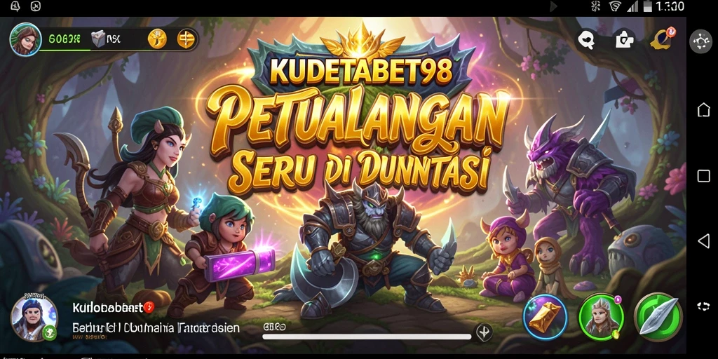 Screenshot utama KUDETABET98 menampilkan pengalaman gameplay petualangan yang menarik.