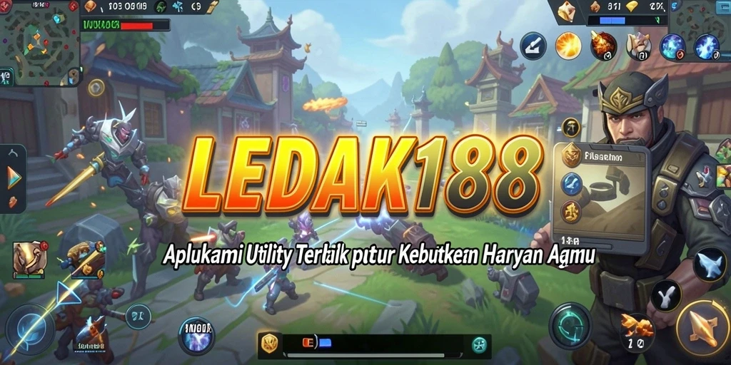 Tampilan antarmuka aplikasi LEDAK188 yang sederhana dan fungsional.