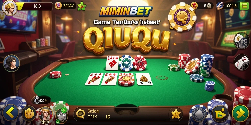 Gameplay seru dalam permainan QiuQiu MIMINBET.