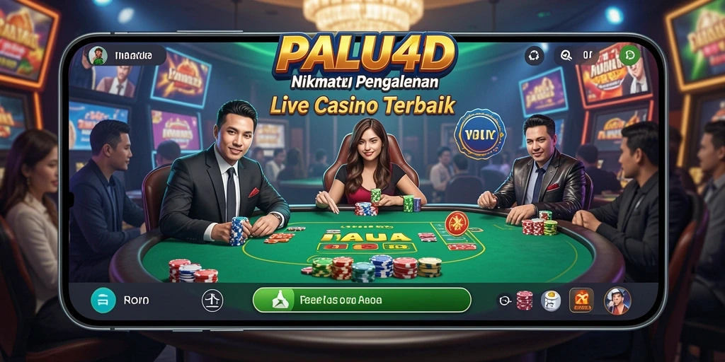 Gameplay seru dengan dealer live di PALU4D.