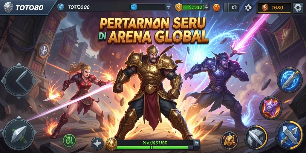 Gameplay seru di arena pertarungan TOTO80 dengan grafis menawan.